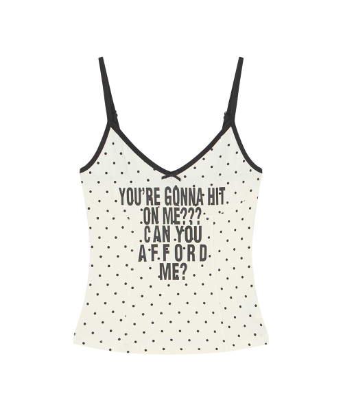 HIGHTIDEFRANKIE(ハイタイドフランキー)の「Afford Me Cami White(Tシャツ/カットソー・レディース・ホワイト・FREE)」の9枚目の写真