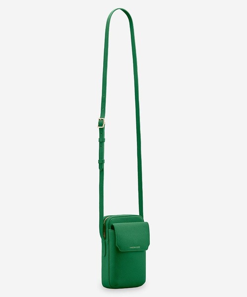 MAISON de SABRE（メゾンドサブレ）の「ジップスマホポーチ（メッセンジャーバッグ・レディース・ライトブラウン/フューシャピンク/エメラルド/ブラック・SMALL）」の14枚目の写真