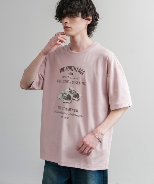 THE NORTH FACE(ザノースフェイス)の「日本未展開モデル THE NORTH FACE ザ・ノースフェイス WHITE LABEL ホワイトレーベル RETRO S/S R/TEE 半袖プリントTシャツ(Tシャツ/カットソー・メンズ・チャコールグレー/ブラック/アイボリー/ピンク・M/L/XL)」の4枚目の写真
