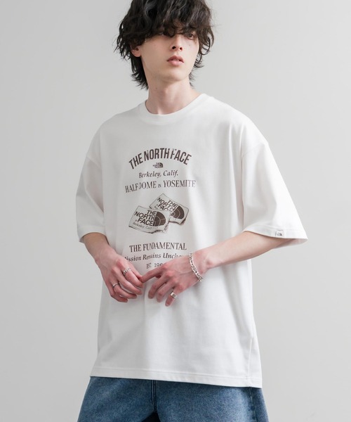 THE NORTH FACE(ザノースフェイス)の「日本未展開モデル THE NORTH FACE ザ・ノースフェイス WHITE LABEL ホワイトレーベル RETRO S/S R/TEE 半袖プリントTシャツ(Tシャツ/カットソー・メンズ・チャコールグレー/ブラック/アイボリー/ピンク・M/L/XL)」の11枚目の写真
