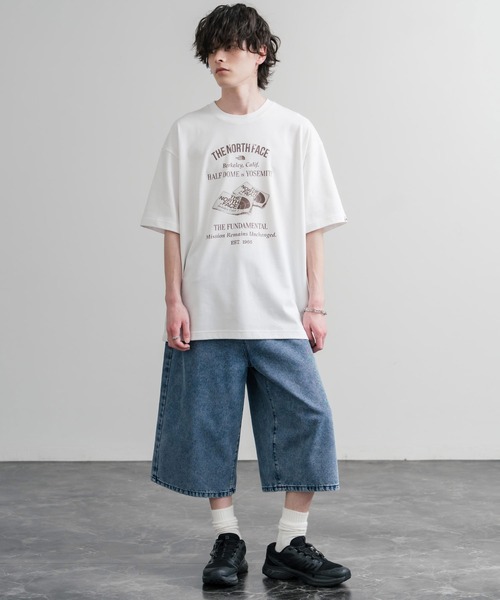 THE NORTH FACE(ザノースフェイス)の「日本未展開モデル THE NORTH FACE ザ・ノースフェイス WHITE LABEL ホワイトレーベル RETRO S/S R/TEE 半袖プリントTシャツ(Tシャツ/カットソー・メンズ・チャコールグレー/ブラック/アイボリー/ピンク・M/L/XL)」の8枚目の写真