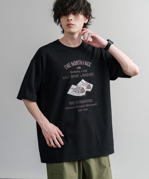 THE NORTH FACE(ザノースフェイス)の「日本未展開モデル THE NORTH FACE ザ・ノースフェイス WHITE LABEL ホワイトレーベル RETRO S/S R/TEE 半袖プリントTシャツ(Tシャツ/カットソー・メンズ・チャコールグレー/ブラック/アイボリー/ピンク・M/L/XL)」の6枚目の写真