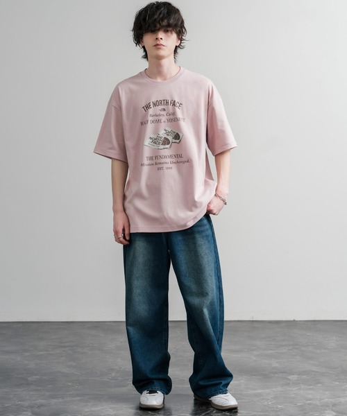 THE NORTH FACE(ザノースフェイス)の「日本未展開モデル THE NORTH FACE ザ・ノースフェイス WHITE LABEL ホワイトレーベル RETRO S/S R/TEE 半袖プリントTシャツ(Tシャツ/カットソー・メンズ・チャコールグレー/ブラック/アイボリー/ピンク・M/L/XL)」の20枚目の写真