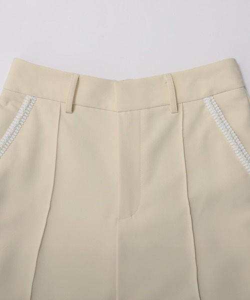 Fit more(フィットモア)の「パールテープリボンテーパードパンツ(その他パンツ・レディース・イエロー/ブラック/ミント・S/PS/M)」の16枚目の写真
