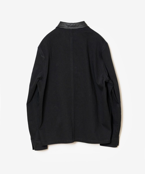ATTACHMENT（アタッチメント）の「コットン ニドムクロス カバーオール / CO NIDOM CLOTH COVERALL（カバーオール・メンズ・ダークカーキ/ブラック・3/2/1/4）」の3枚目の写真