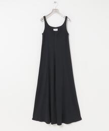 new basic　WASHABLE WOOL SQUARE ONE-PIECE
