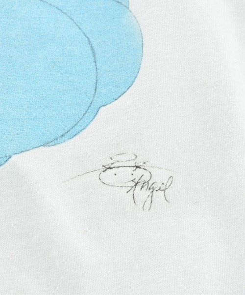 VINTAGE(ヴィンテージ)の「【USED】90’s ONITA “Angel Cat” アニマル Tシャツ(Tシャツ/カットソー・メンズ・ホワイト・LARGE)」の7枚目の写真