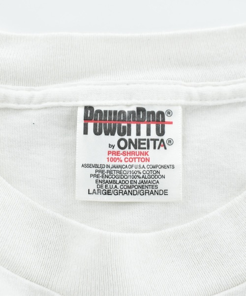 VINTAGE(ヴィンテージ)の「【USED】90’s ONITA “Angel Cat” アニマル Tシャツ(Tシャツ/カットソー・メンズ・ホワイト・LARGE)」の3枚目の写真