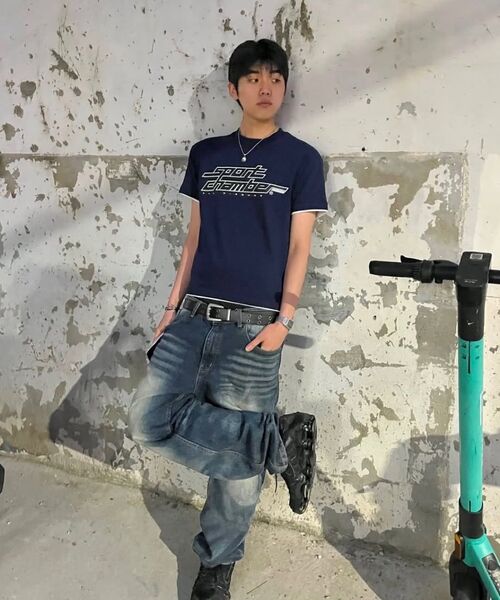 SPORT CHAMBER(スポーツチャンバー)の「SCパルスロゴTシャツ(ネイビー)(Tシャツ/カットソー・レディース・その他・3/1/2)」の8枚目の写真
