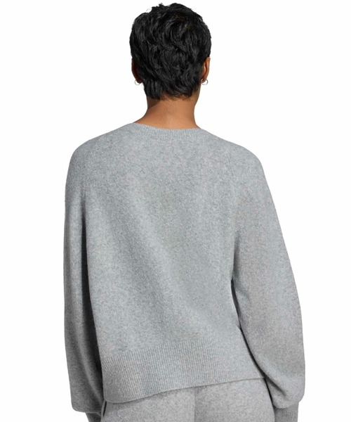 adidas(アディダス)の「adidas ESSENTIALS KNIT SWEATSHIRT / アディダス エッセンシャルズ ニット スウェットシャツ(ニット/セーター・レディース・グレー・S/M/L)」の9枚目の写真