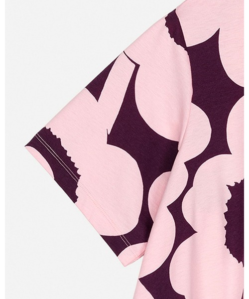marimekko（マリメッコ）の「Pisteytys Unikko  / shirt（Tシャツ/カットソー・レディース・ベビーピンク・X-SMALL/SMALL/MEDIUM）」の8枚目の写真