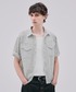 Regen Glanz（レーゲングランツ）の「modern western seersucker short sleeve shirt / モダンウエスタンシアサッカーショートスリーブシャツ（シャツ/ブラウス・MEDIUM）」