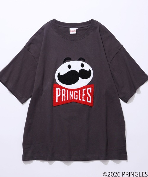 CORPUS SELECT(コーパストーキョー)の「【PRINGLES/プリングルズ】サガラ刺繍 バックプリント ポップフェスティバル 半袖Tシャツ(Tシャツ/カットソー・メンズ・イエロー/チャコールグレー/ホワイト/レッド/グリーン・S/M/LL/L)」の12枚目の写真