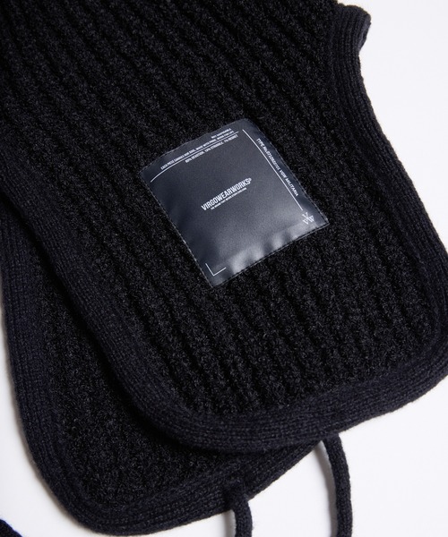 VIRGOwearworks（ヴァルゴウェアワークス）の「RABBIT EAR KNIT CAP 2（ニットキャップ/ビーニー・メンズ・グリーン/ブラック/ベージュ・FREE）」の9枚目の写真