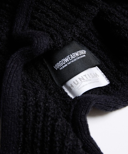 VIRGOwearworks（ヴァルゴウェアワークス）の「RABBIT EAR KNIT CAP 2（ニットキャップ/ビーニー・メンズ・グリーン/ブラック/ベージュ・FREE）」の10枚目の写真