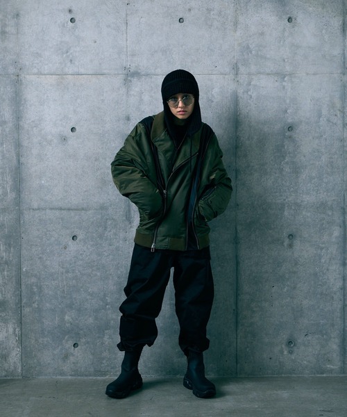 VIRGOwearworks(ヴァルゴウェアワークス)の「RABBIT EAR KNIT CAP 2(ニットキャップ/ビーニー・メンズ・グリーン/ブラック/ベージュ・FREE)」の17枚目の写真