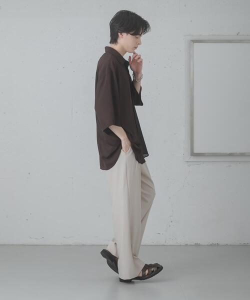 SENSE OF PLACE by URBAN RESEARCH（センスオブプレイスバイアーバンリサーチ）の「シアーヨウリュウエクストラルーズシャツ（シャツ/ブラウス・メンズ・ブルー/ブラウン/チャコールグレー・MEDIUM/LARGE）」の18枚目の写真