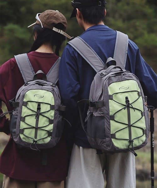 WESTBOY(ウエストボーイ)の「Y2K ユニセックス バックパック リュック WO26S16BG08(バックパック/リュック・メンズ・グリーン/パープル/ブラック・FREE)」の5枚目の写真