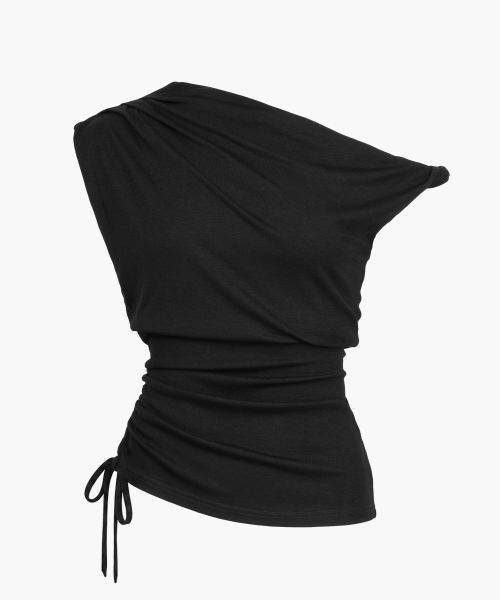 ROUGHNECK(ラフネック)の「Twist Strap Shirring Top Black(Tシャツ/カットソー・レディース・その他・SMALL/MEDIUM)」の12枚目の写真