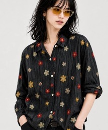 総柄シャツ