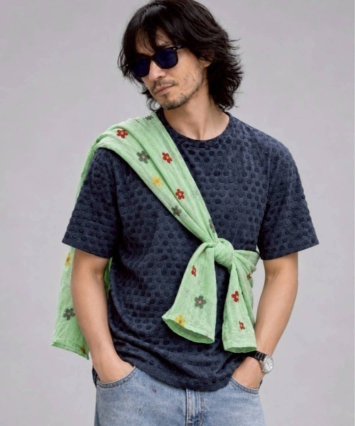 KAMINARI_TOKIO(カミナリトキオ)の「総柄シャツ(シャツ/ブラウス・レディース・ホワイト/ブラック/ダークグリーン/ベージュ/ピンク/グリーン・FREE)」の21枚目の写真