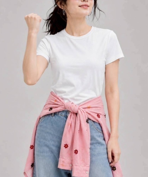 KAMINARI_TOKIO(カミナリトキオ)の「総柄シャツ(シャツ/ブラウス・レディース・ホワイト/ブラック/ダークグリーン/ベージュ/ピンク/グリーン・FREE)」の8枚目の写真