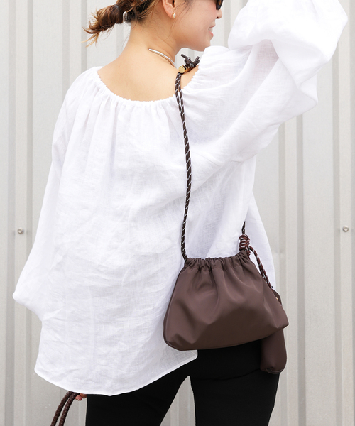 Deuxieme Classe(ドゥーズィエムクラス)の「LIBECO Linen ブラウス(シャツ/ブラウス・レディース・ホワイト/ブラック・FREE)」の19枚目の写真