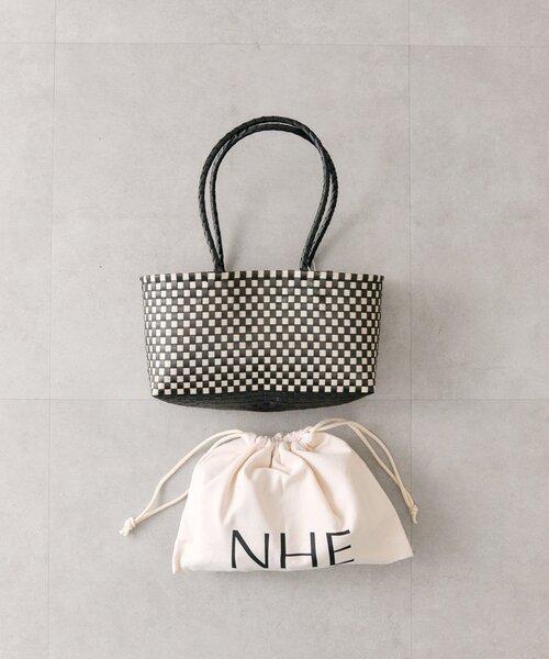 mystic（ミスティック）の「【NHE】ロングハンドカゴバッグ（かごバッグ・レディース・ピンク/ブラック・ONE SIZE）」の15枚目の写真