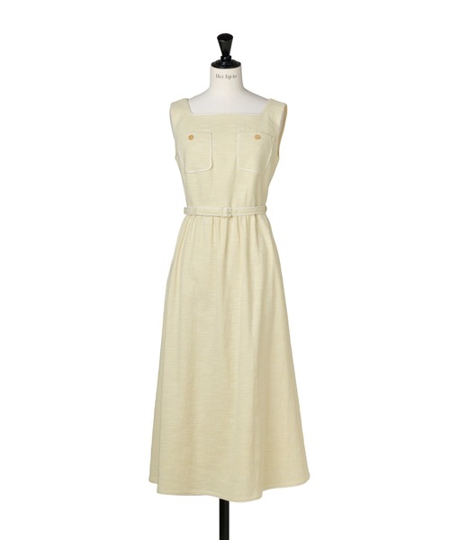 Her lip to（ハーリップトゥー）の「Claline Tweed Dress（ワンピース・レディース・レモンイエロー・S/M）」の13枚目の写真