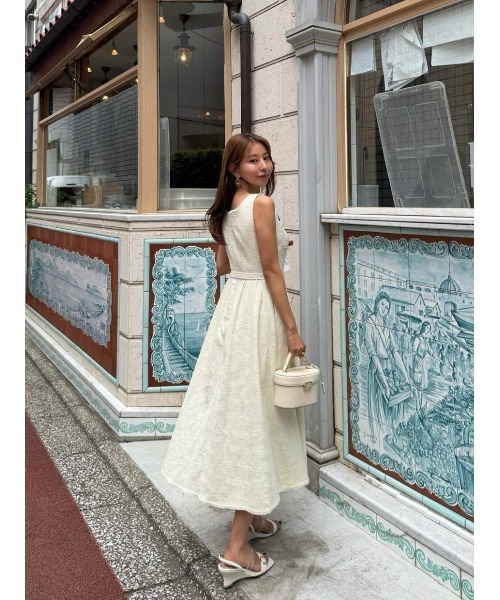 Her lip to（ハーリップトゥー）の「Claline Tweed Dress（ワンピース・レディース・レモンイエロー・S/M）」の11枚目の写真
