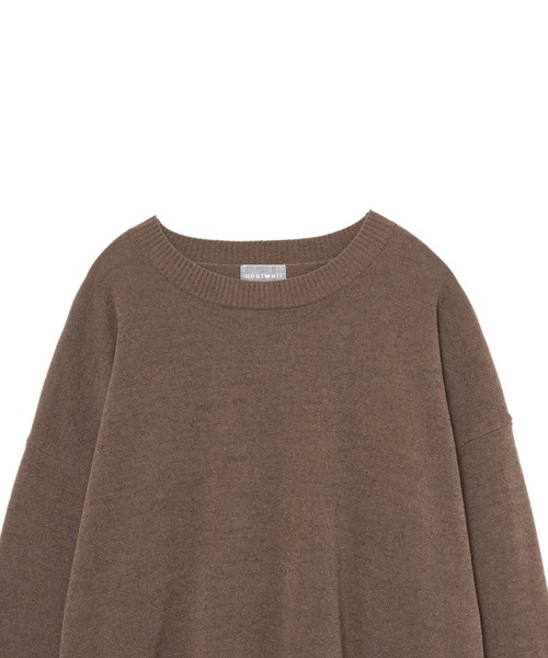 nestwell(ネストウェル)の「NANDINA / 長袖クルーネックトップス MENS(ニット/セーター・メンズ・ブラック/モカ・L/M)」の8枚目の写真