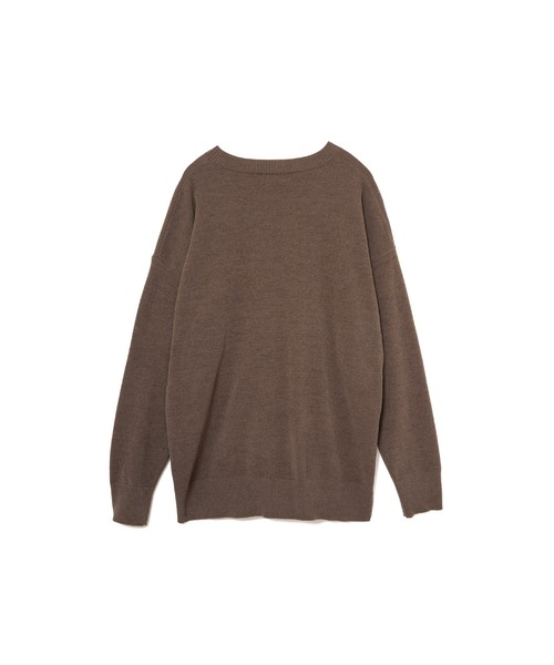 nestwell(ネストウェル)の「NANDINA / 長袖クルーネックトップス MENS(ニット/セーター・メンズ・ブラック/モカ・L/M)」の7枚目の写真