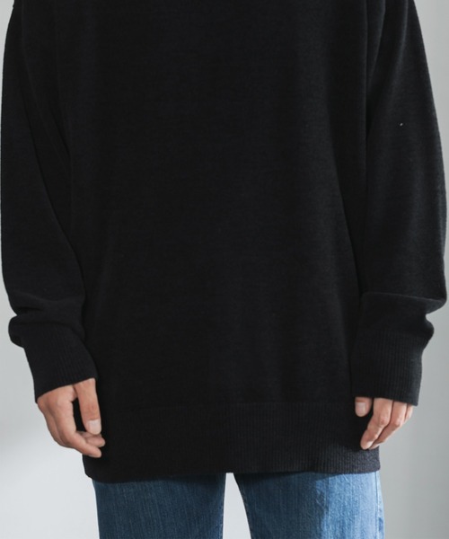 nestwell(ネストウェル)の「NANDINA / 長袖クルーネックトップス MENS(ニット/セーター・メンズ・ブラック/モカ・L/M)」の11枚目の写真