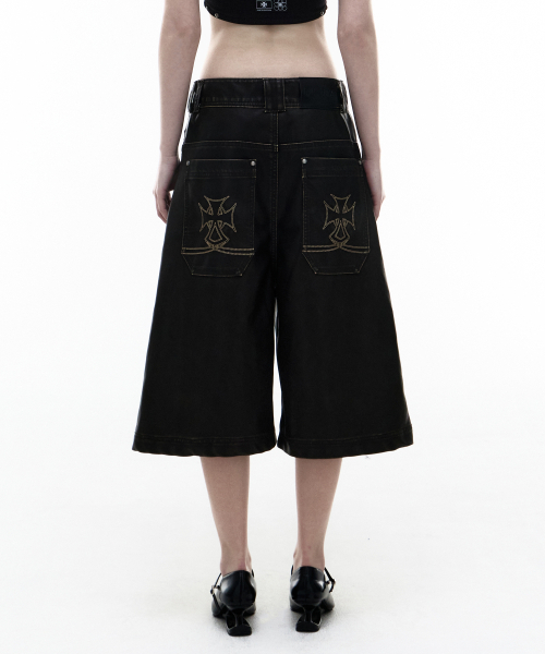 OPUS 0012(オーパス0012)の「Op. 08 DUNE LEATHER MAXI SHORTS BROWN(その他パンツ・メンズ・その他・SMALL/MEDIUM/LARGE)」の4枚目の写真