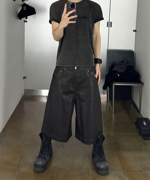 OPUS 0012(オーパス0012)の「Op. 08 DUNE LEATHER MAXI SHORTS BROWN(その他パンツ・メンズ・その他・SMALL/MEDIUM/LARGE)」の7枚目の写真