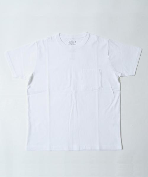 FRUIT OF THE LOOM(フルーツオブザルーム)の「FRUIT OF THE LOOM(フルーツオブザルーム) 別注クルーネックT2枚組(ホワイト・ネイビーボーダー)(Tシャツ/カットソー・メンズ・ホワイト系その他・X-LARGE/SMALL/LARGE/MEDIUM)」の8枚目の写真