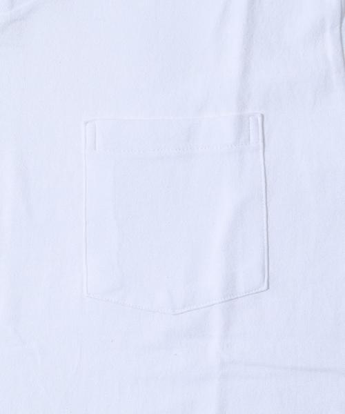 FRUIT OF THE LOOM(フルーツオブザルーム)の「FRUIT OF THE LOOM(フルーツオブザルーム) 別注クルーネックT2枚組(ホワイト・ネイビーボーダー)(Tシャツ/カットソー・メンズ・ホワイト系その他・X-LARGE/SMALL/LARGE/MEDIUM)」の4枚目の写真