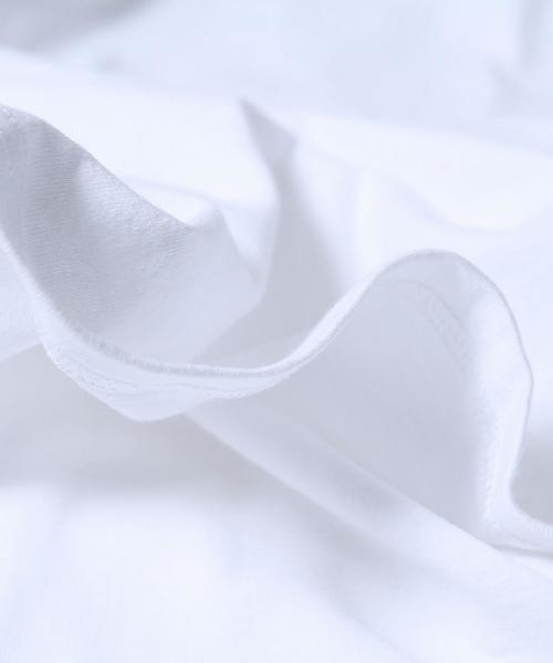 FRUIT OF THE LOOM(フルーツオブザルーム)の「FRUIT OF THE LOOM(フルーツオブザルーム) 別注クルーネックT2枚組(ホワイト・ネイビーボーダー)(Tシャツ/カットソー・メンズ・ホワイト系その他・X-LARGE/SMALL/LARGE/MEDIUM)」の6枚目の写真