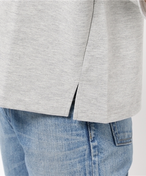 titivate（ティティベイト）の「ﾎﾟﾝﾁ素材ﾎﾞｯｸｽｶｯﾄｿ-（Tシャツ/カットソー・レディース・杢グレー/ライトブルー/ホワイト/ベージュ/ネイビー/ピンク・FREE）」の13枚目の写真