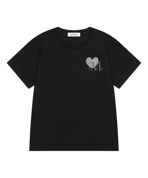 MUCENT（ムセント）の「シエラヒョピハートスモールロゴ半袖Tシャツ（2カラー）（Tシャツ/カットソー・レディース・ホワイト/ブラック・FREE）」の11枚目の写真