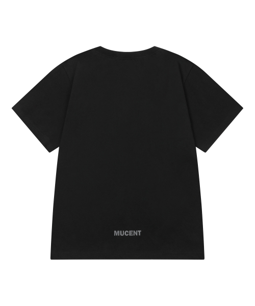 MUCENT（ムセント）の「シエラヒョピハートスモールロゴ半袖Tシャツ（2カラー）（Tシャツ/カットソー・レディース・ホワイト/ブラック・FREE）」の5枚目の写真