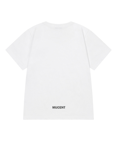 MUCENT（ムセント）の「シエラヒョピハートスモールロゴ半袖Tシャツ（2カラー）（Tシャツ/カットソー・レディース・ホワイト/ブラック・FREE）」の9枚目の写真