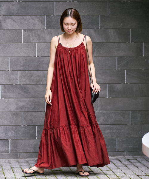 plage(プラージュ)の「cotton/silk summer ワンピース(ワンピース・レディース・ブラック・38/36)」の9枚目の写真
