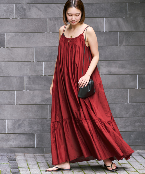 plage(プラージュ)の「cotton/silk summer ワンピース(ワンピース・レディース・ブラック・38/36)」の10枚目の写真