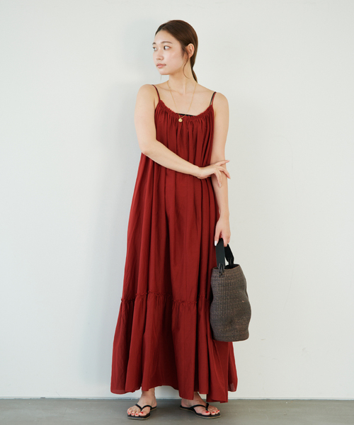 plage(プラージュ)の「cotton/silk summer ワンピース(ワンピース・レディース・ブラック・38/36)」の14枚目の写真