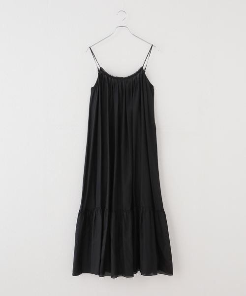 plage(プラージュ)の「cotton/silk summer ワンピース(ワンピース・レディース・ブラック・38/36)」の19枚目の写真