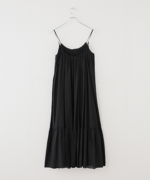 plage(プラージュ)の「cotton/silk summer ワンピース(ワンピース・レディース・ブラック・38/36)」の20枚目の写真