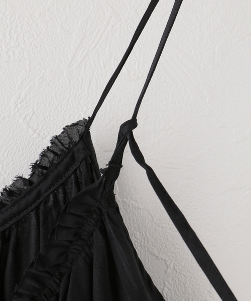 plage(プラージュ)の「cotton/silk summer ワンピース(ワンピース・レディース・ブラック・38/36)」の22枚目の写真
