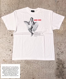 【MARILYN MONROE/マリリン・モンロー】フォトTシャツ ピグメント染め ヴィンテージ ユニセックス サブウェイシーン ホワイトドレス 名場面