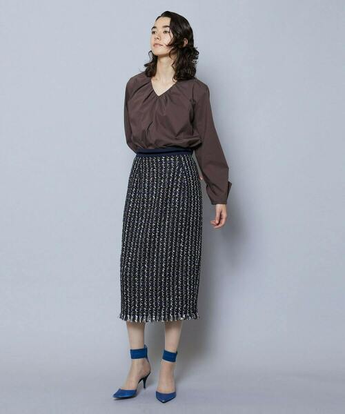 MOGA（モガ）の「TWEEDスカート（スカート・レディース・ブルー・1/2/3）」の7枚目の写真